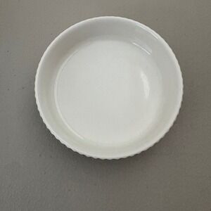Small White Ribbed Ramekin Dish for Appetizers Sauces ‎ Dips Lot of 8